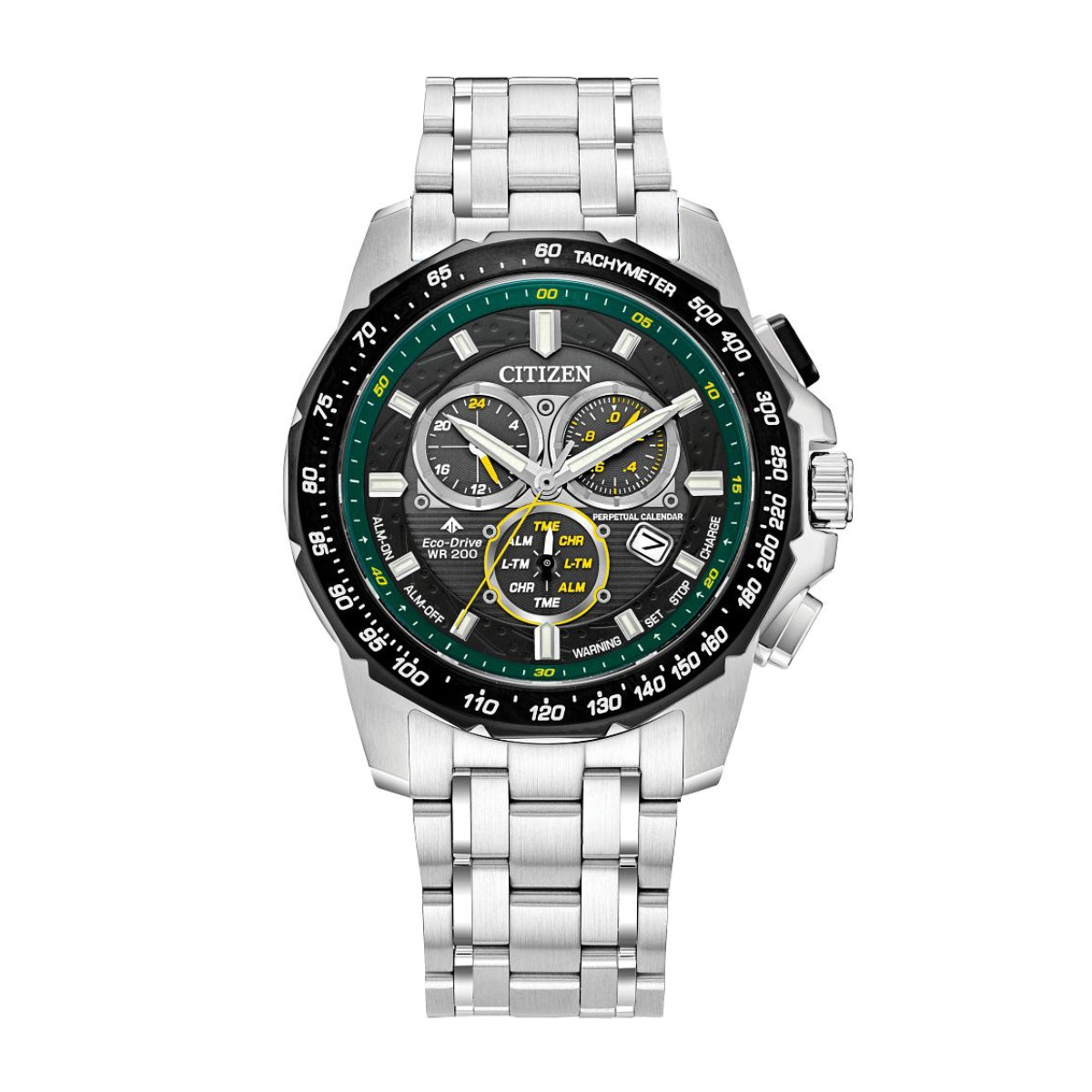 Citizen Men's Promaster MX Stainless Steel Watch with Black Dial