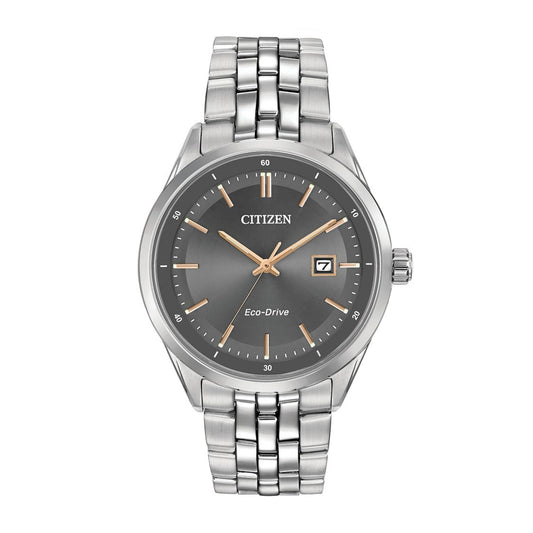 Citizen Men's Addysen Stainless Steel Watch with Gray Dial