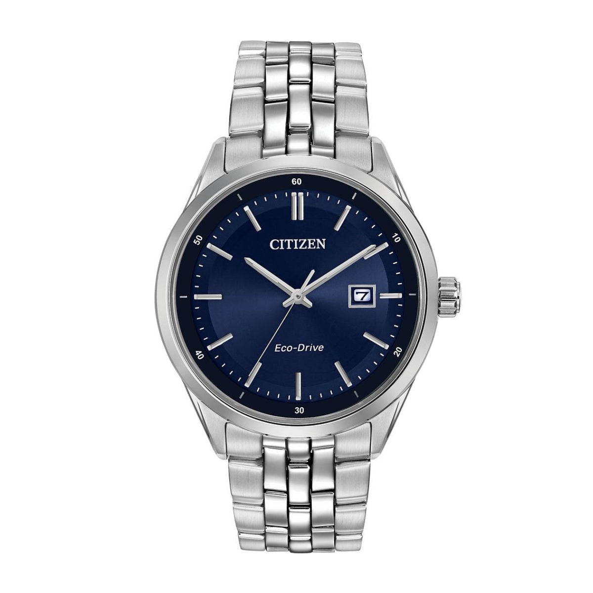 Citizen Men's Addysen Stainless Steel Watch with Blue Dial