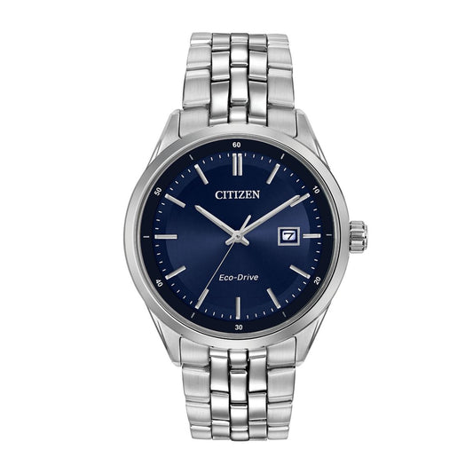 Citizen Men's Addysen Stainless Steel Watch with Blue Dial