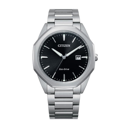 Citizen Men's Corso Stainless Steel Watch with Black Dial