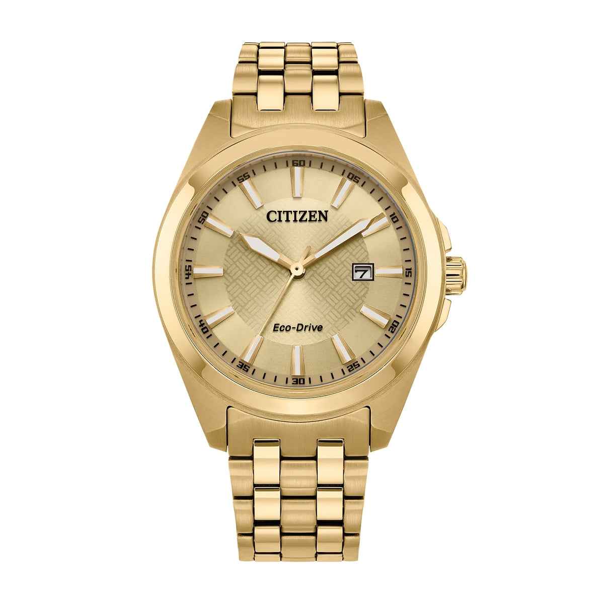 Citizen Men's Peyten Eco-Drive Gold-Tone Stainless Steel Watch with Gold Dial