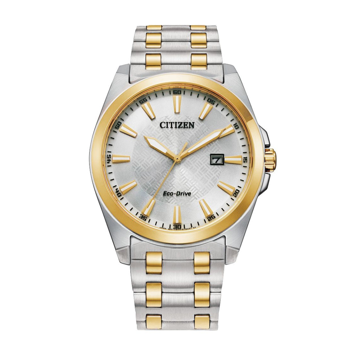 Citizen Men's Sport Luxury Chrono Peyten Two-Tone Stainless Steel Watch with Silver Dial