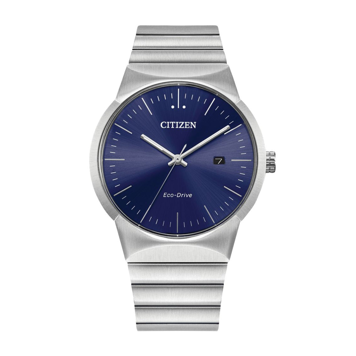 Citizen Men's Axiom Stainless Steel Watch with Blue Dial