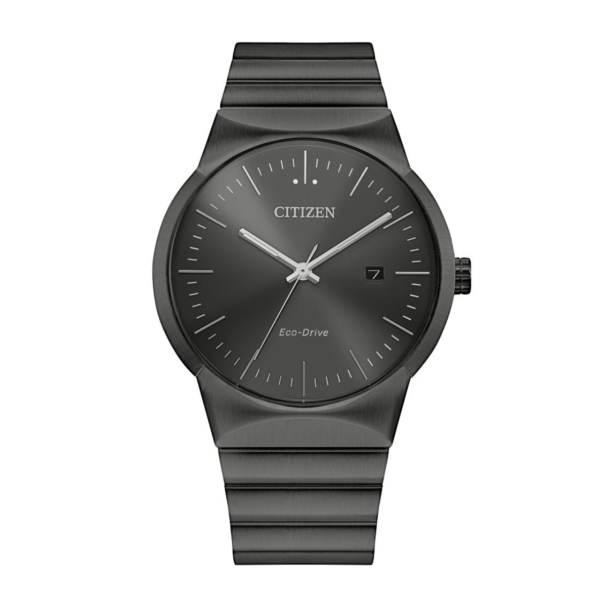 Citizen Men's Axiom Gray Ion-Plated Stainless Steel Watch with Dark Gray Dial