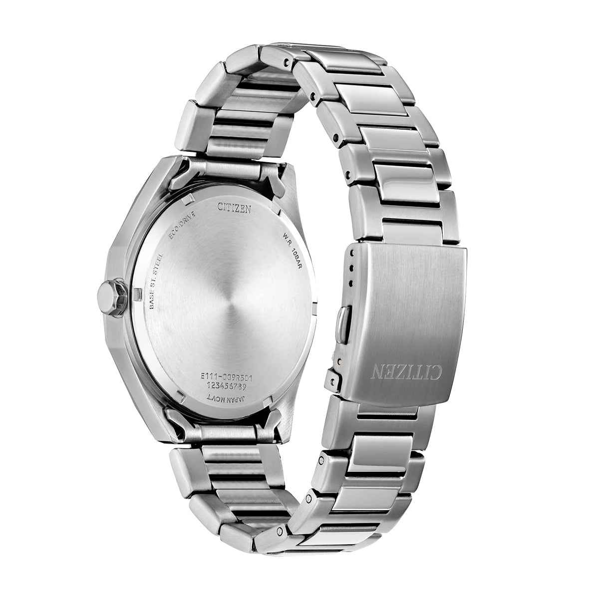 Citizen Men's Odyn Eco-Drive Stainless Steel Watch with Blue Dial front view