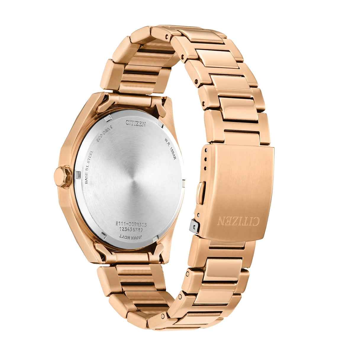 Citizen Men's Odyn Eco-Drive Gold-Tone Stainless Steel Watch with Green Dial front view