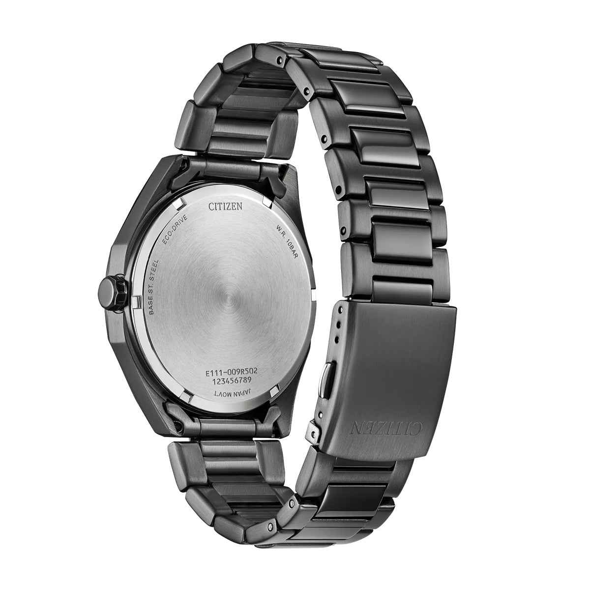 Citizen Men's Odyn Eco-Drive Gray Stainless Steel Watch with Gray Dial front view