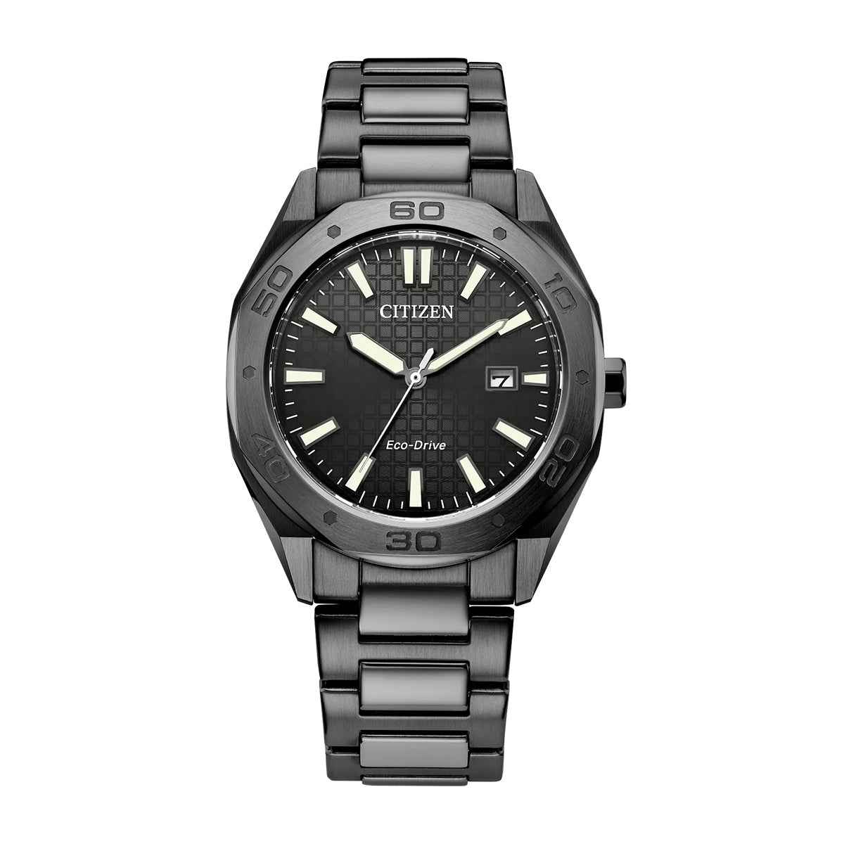 Citizen Men's Odyn Eco-Drive Gray Stainless Steel Watch with Gray Dial