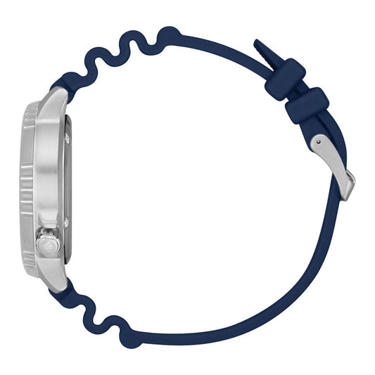 Citizen Men's Promaster Dive Stainless Steel Watch with Dark Blue Dial & Blue Polyurethane Strap front view