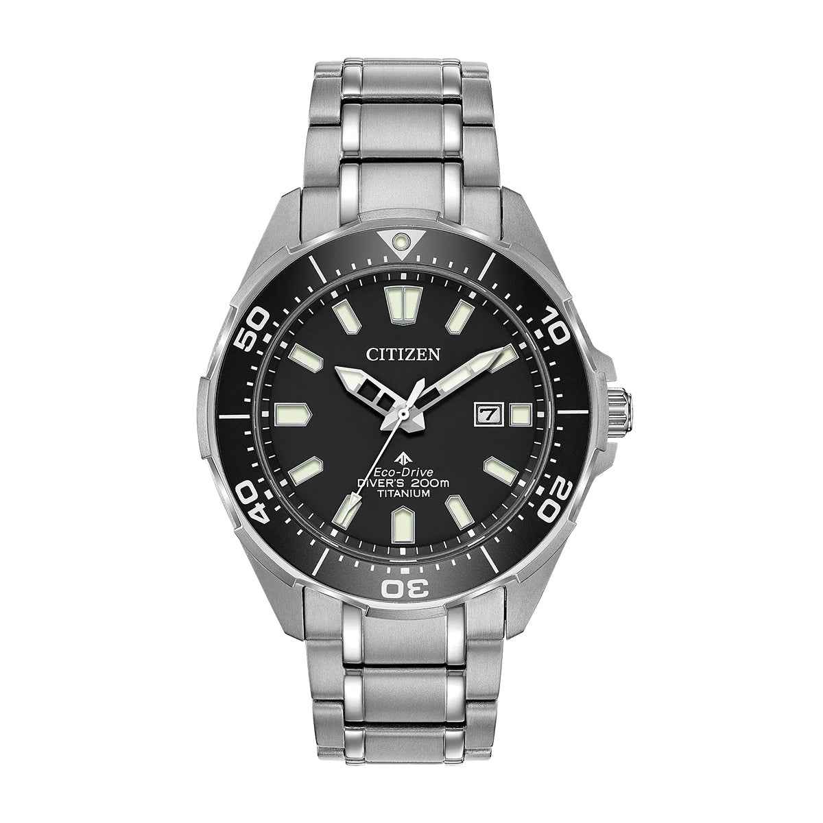 Citizen Men's Promaster Dive Eco-Drive Stainless Steel Watch with Black Dial
