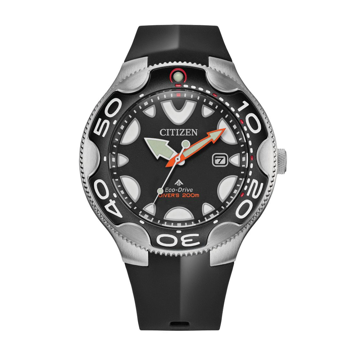 Citizen Men's Orca Promaster Dive Stainless Steel Watch with Black Dial & Black Polyurethane Strap