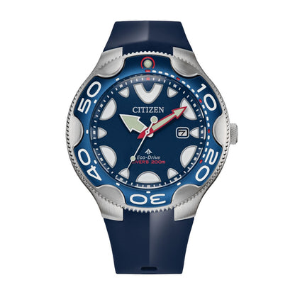 Citizen Men's Orca Promaster Dive Stainless Steel Watch with Blue Dial & Blue Polyurethane Strap