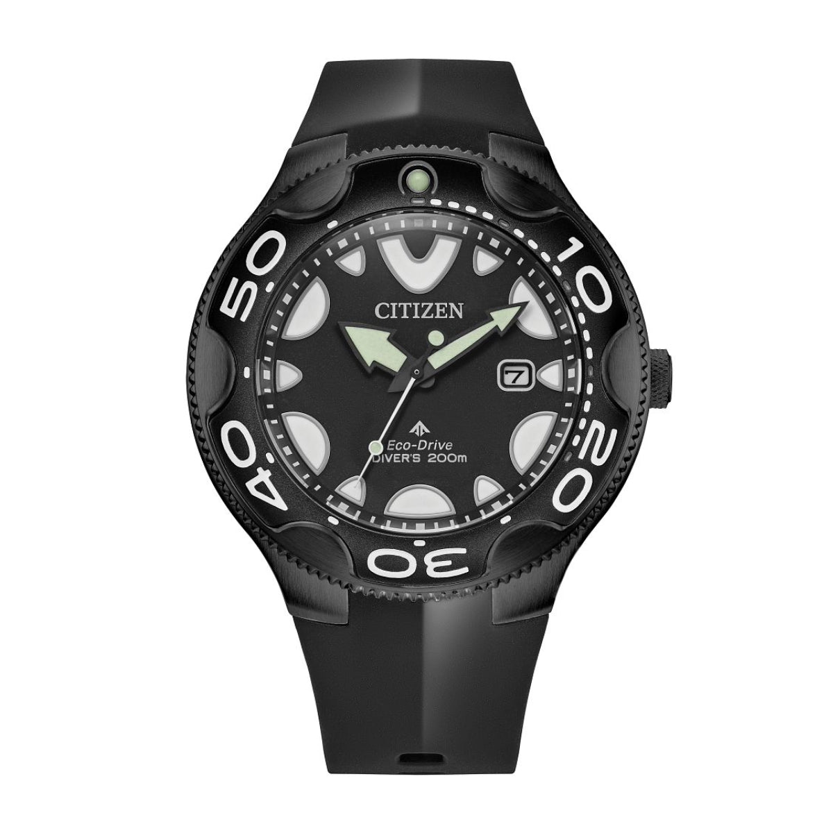 Citizen Men's Orca Promaster Dive Black Stainless Steel Watch with Black Dial & Black Polyurethane Strap