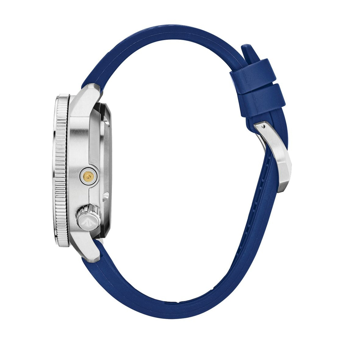 Citizen Men's Promaster Aqualand Stainless Steel Watch with Blue Dial & Blue Polyurethane Strap front view