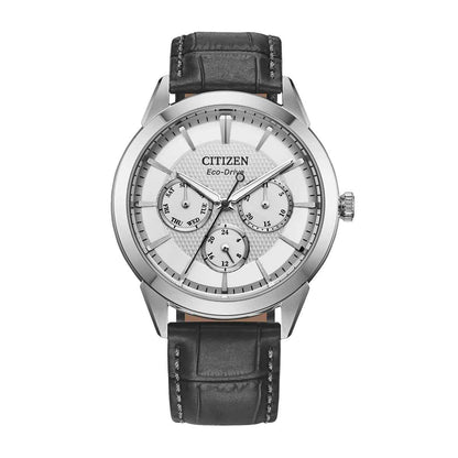 Citizen Men's Rolan Eco-Drive Stainless Steel Watch with Silver Dial