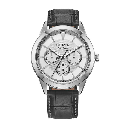 Citizen Men's Rolan Eco-Drive Stainless Steel Watch with Silver Dial