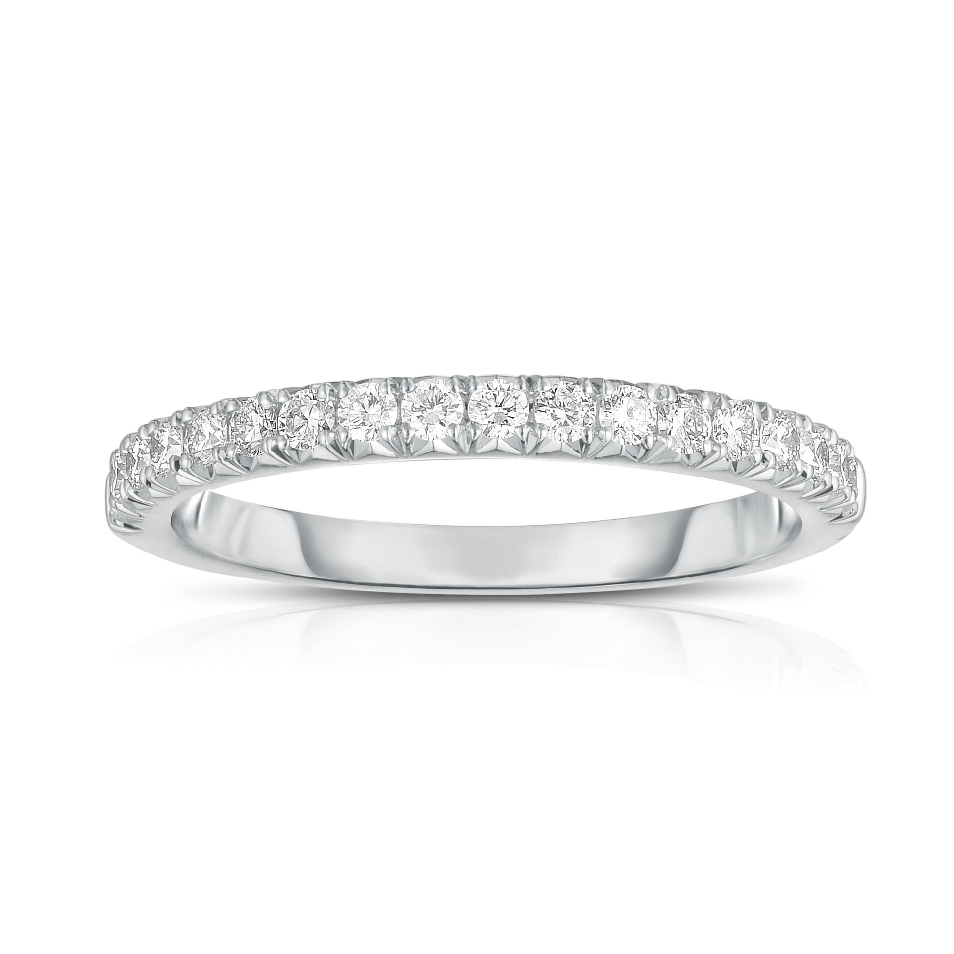 Brilliantly Yours 1/3 ct. tw. Round Diamond Wedding Band in 14K White Gold