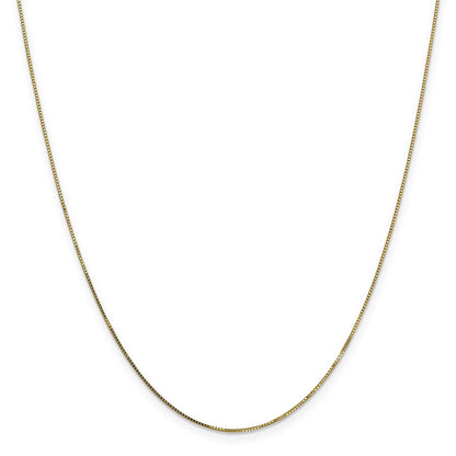.75mm 20-inch Box Chain 14K Yellow Gold