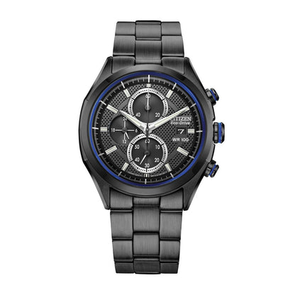 Citizen Men's Drive Black Stainless Steel Watch with Black Dial