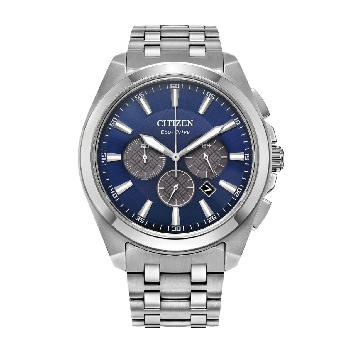 Citizen Men's Peyten Stainless Steel Watch with Blue Dial
