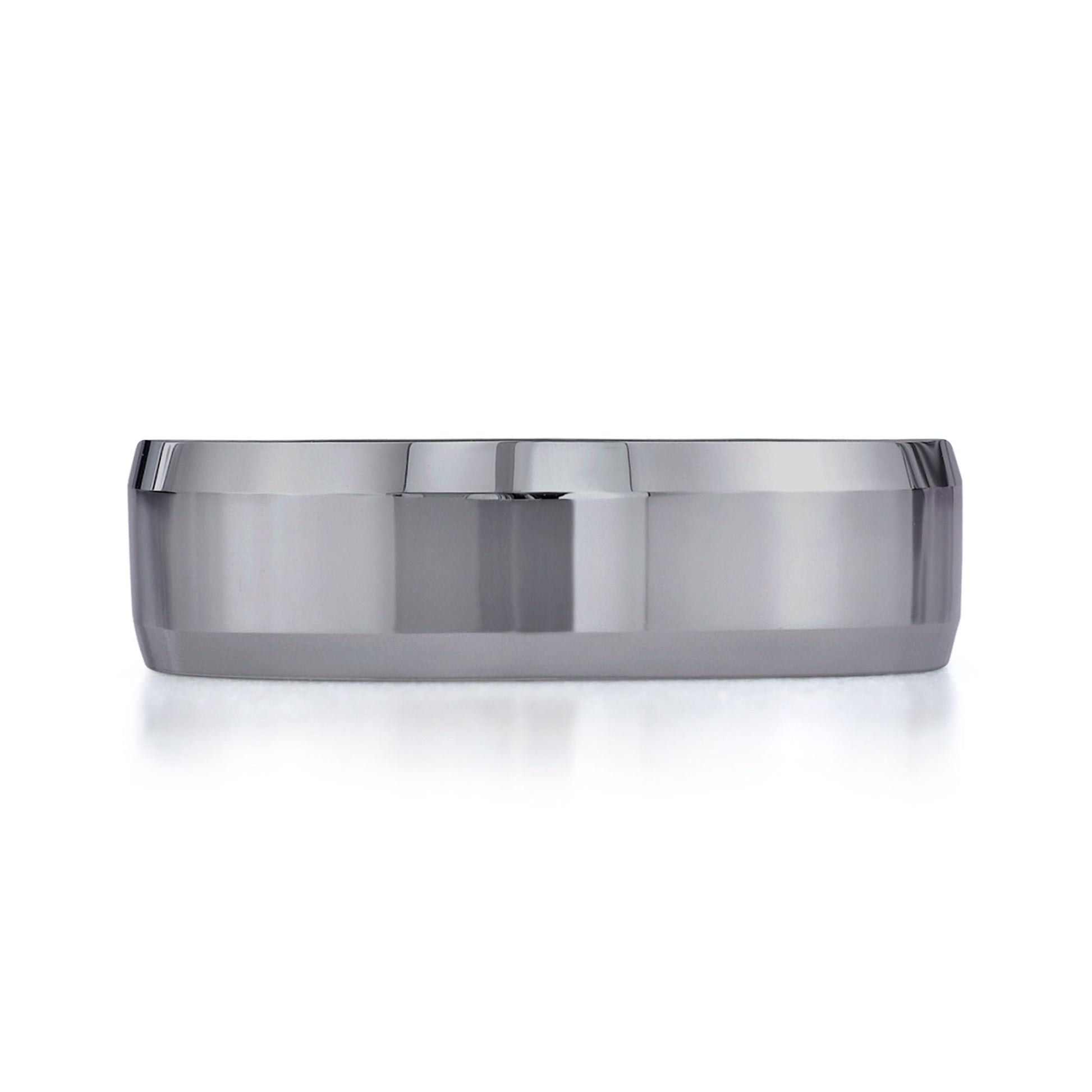 BENCHMARK Mens 7MM Tungsten Wedding Band with Beveled Edge