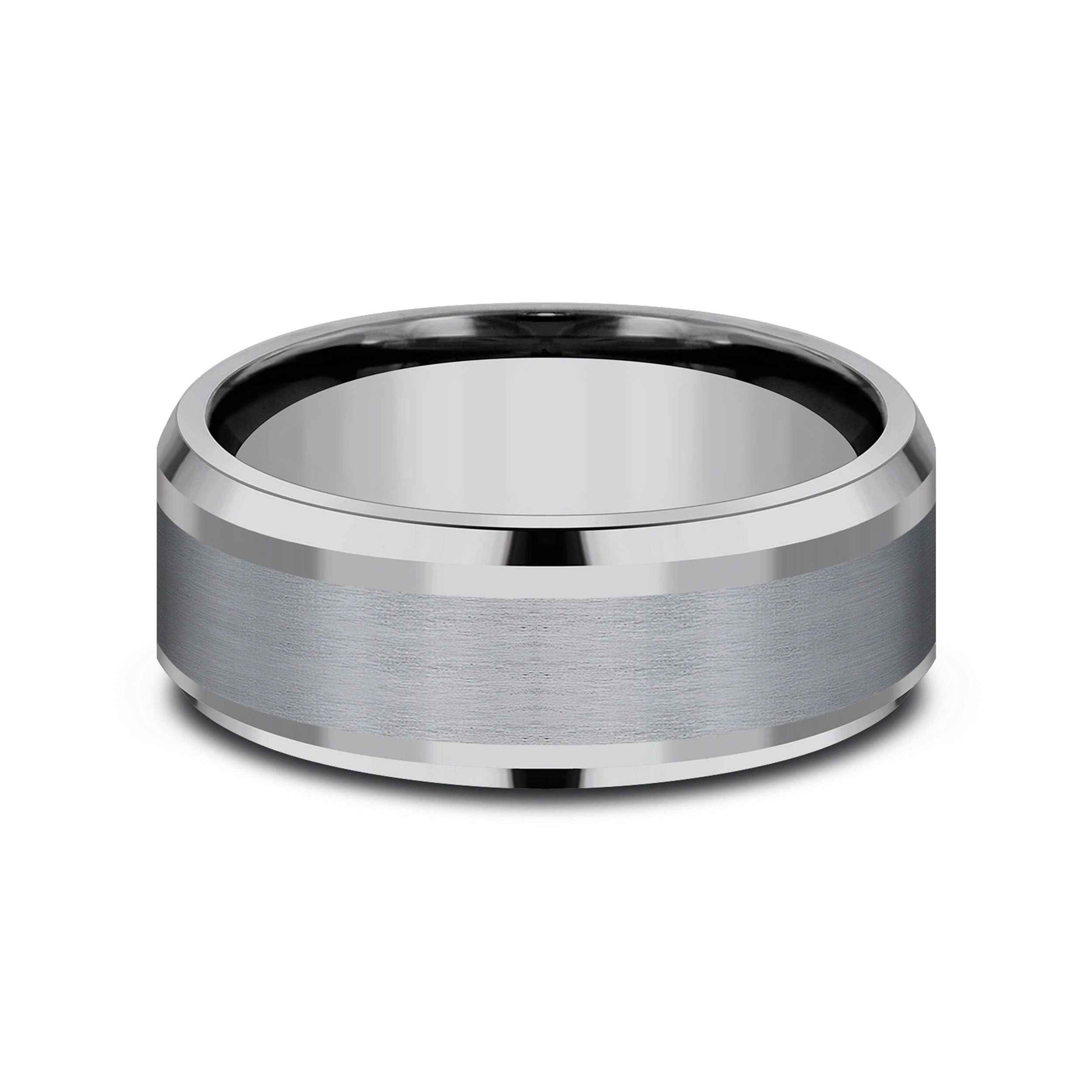 Benchmark Men's 8.0mm Wedding Band in Tantalum