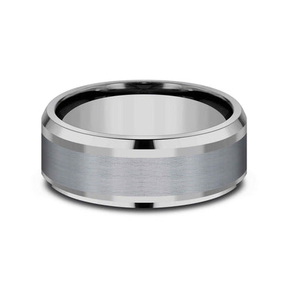 Benchmark Men's 8.0mm Wedding Band in Tantalum