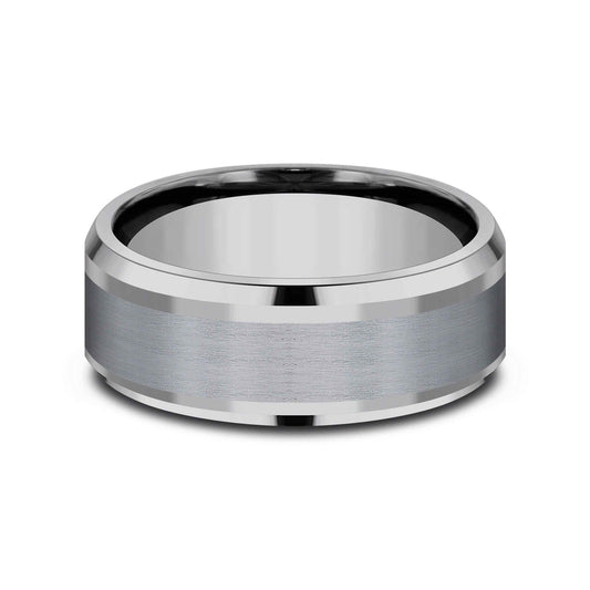 Benchmark Men's 8.0mm Wedding Band in Tantalum