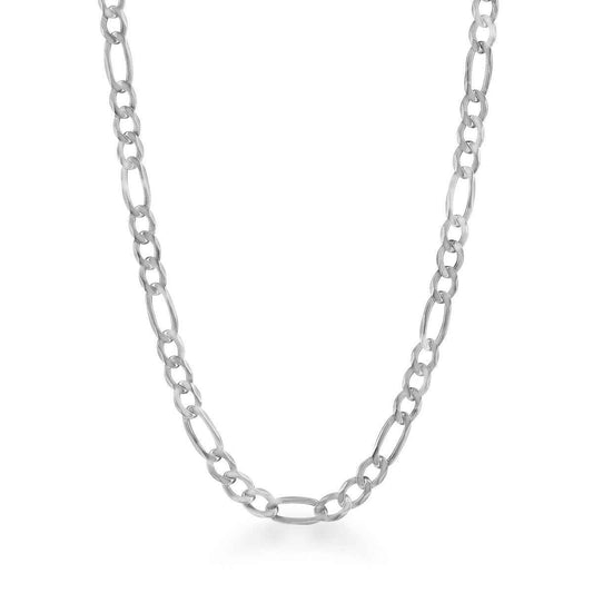 4.5MM 20-inch Figaro Chain in Sterling Silver