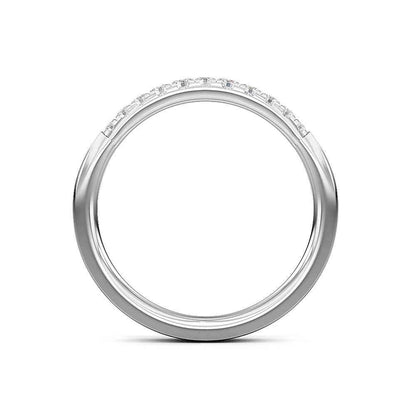 Designed With Love 1/6 ct. tw. Diamond Wedding Band in 14K White Gold front view