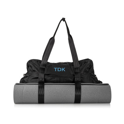 Personalized Embroidered Nylon Sports Duffel front view