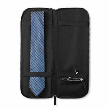 Personalized Plaid Tie Case close-up detail