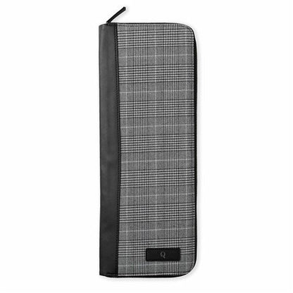 Personalized Plaid Tie Case front view