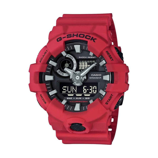 G-Shock Men's Super Illuminator Red and Black Watch