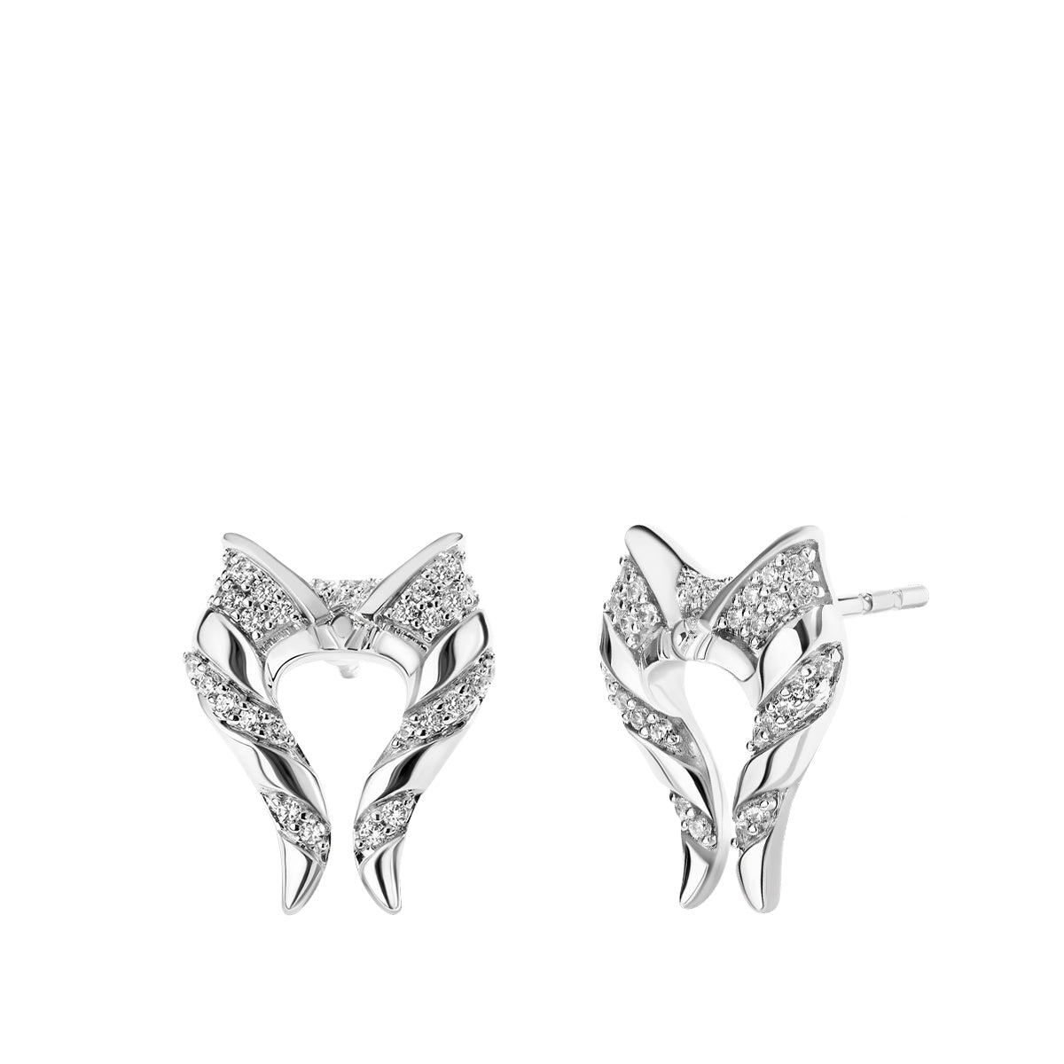 Star Wars Ahsoka Tano 1/5 ct. tw. Diamond Earrings in Sterling Silver