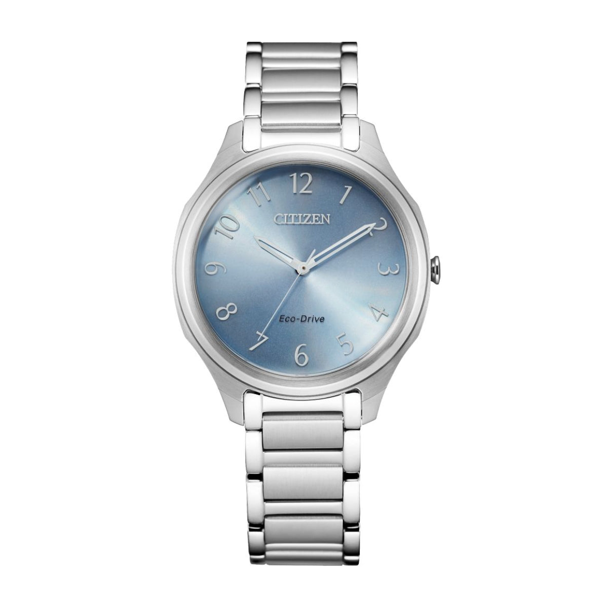 Citizen Ladies' Drive Stainless Steel Watch with Blue Dial