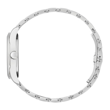 Citizen Ladies' Arezzo Stainless Steel Watch with Silver Dial front view