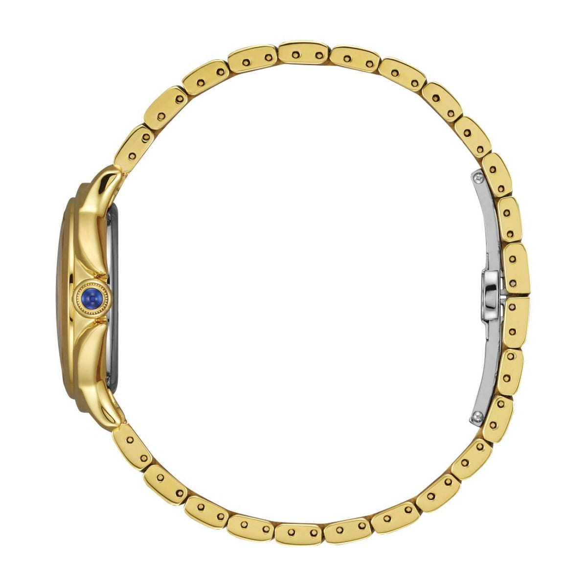 Citizen Ladies' Ceci Gold-Tone Stainless Steel Watch with Silver Dial front view