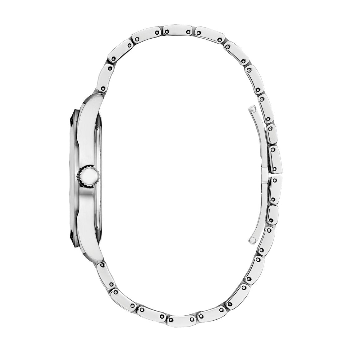 Citizen Ladies' Arezzo Stainless Steel Watch with White Dial front view