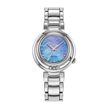 Citizen Ladies' L Arcly Eco-Drive Stainless Steel Watch with Blue Dial