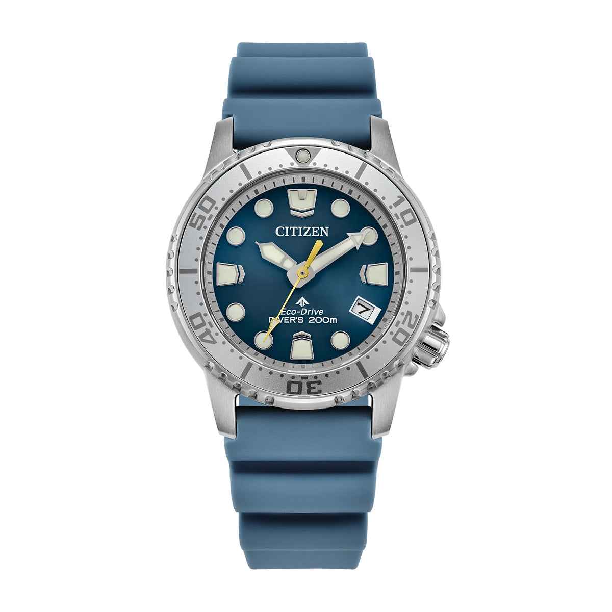 Citizen Men's Promaster Dive Eco-Drive Stainless Steel Watch with Blue Dial & Polyurethane Strap