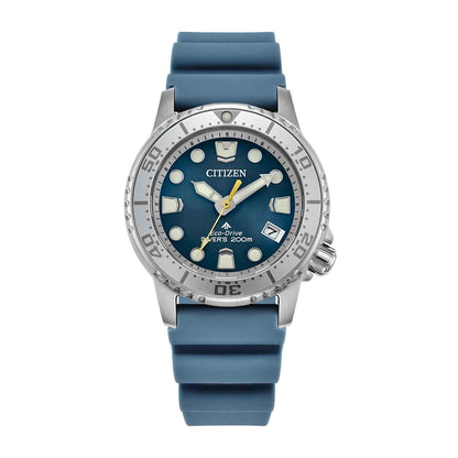 Citizen Men's Promaster Dive Eco-Drive Stainless Steel Watch with Blue Dial & Polyurethane Strap