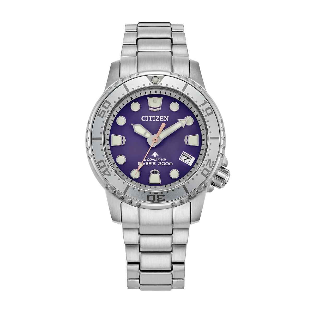 Citizen Men's Promaster Dive Eco-Drive Stainless Steel Watch with Blue Dial