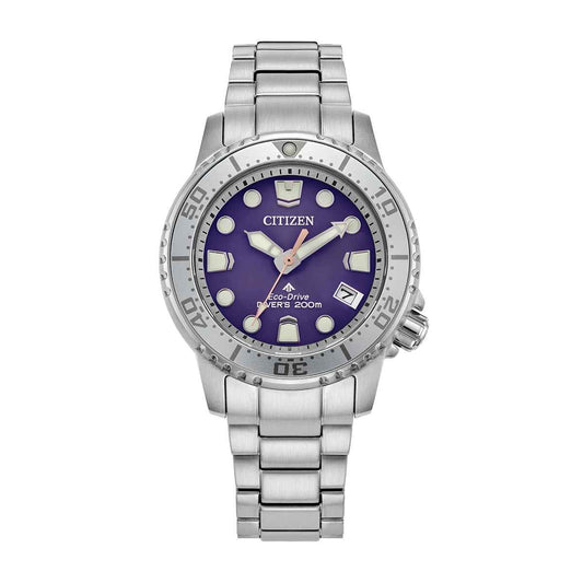 Citizen Men's Promaster Dive Eco-Drive Stainless Steel Watch with Blue Dial