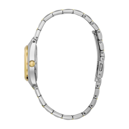 Citizen Ladies' Corso Two-Tone Stainless Steel Watch with Blue Dial front view