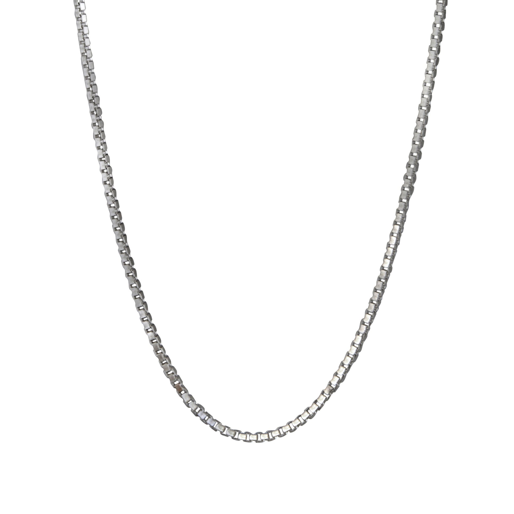 0.8MM 20-inch Box Chain in Sterling Silver