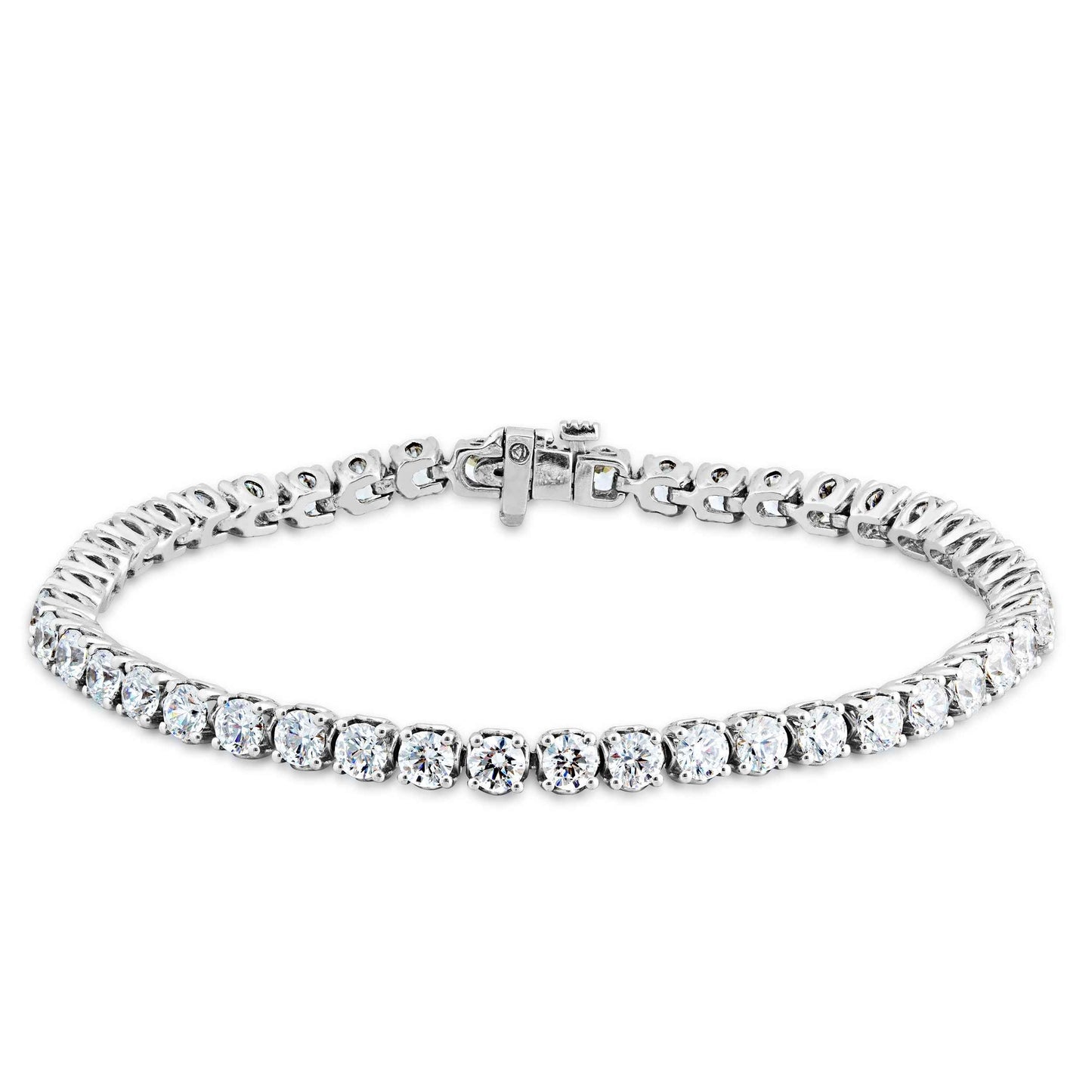 5 ct. tw. Diamond Fashion Line Bracelet in 14K White Gold