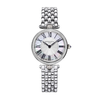 Frederique Constant Ladies' Art Deco Quartz Stainless Steel Watch with White Dial (2)