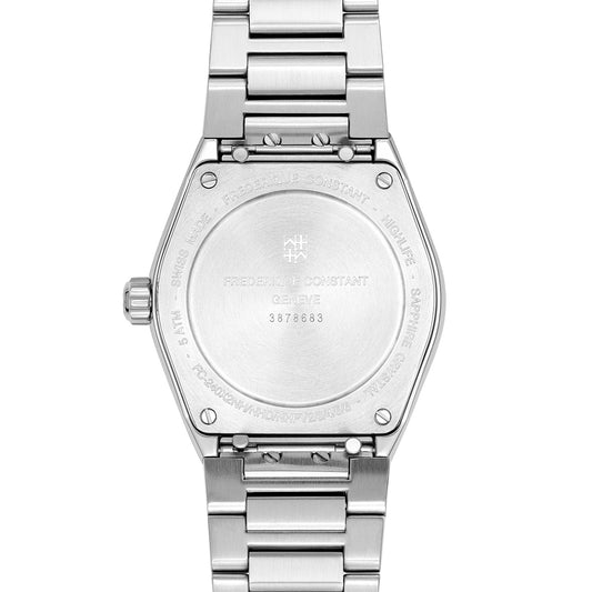 Frederique Constant Ladies' Highlife Quartz Stainless Steel Watch with Gray Dial front view